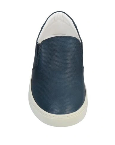 Shop A.testoni Sneakers In Blue