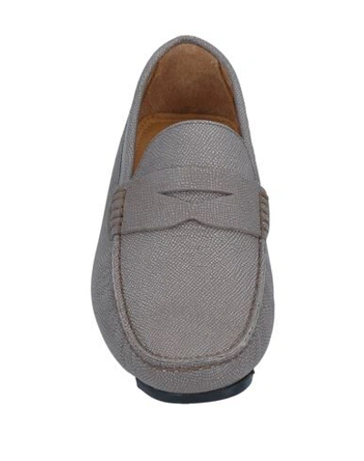 Shop A.testoni Loafers In Grey