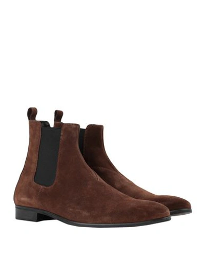 Shop Stefano Bonfiglioli B01 Man Ankle Boots Brown Size 8 Soft Leather