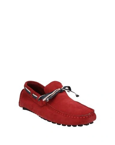 Shop Albusceri Loafers In Brick Red