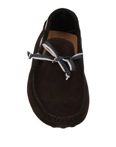 Shop Albusceri Loafers In Dark Brown