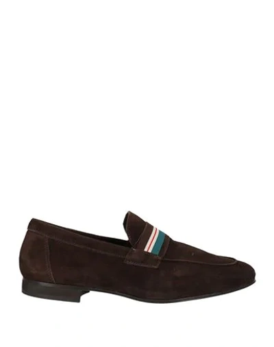 Shop Albusceri Loafers In Dark Brown