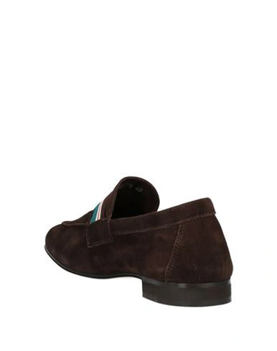 Shop Albusceri Loafers In Dark Brown