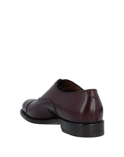 Shop Fratelli Rossetti Lace-up Shoes In Maroon