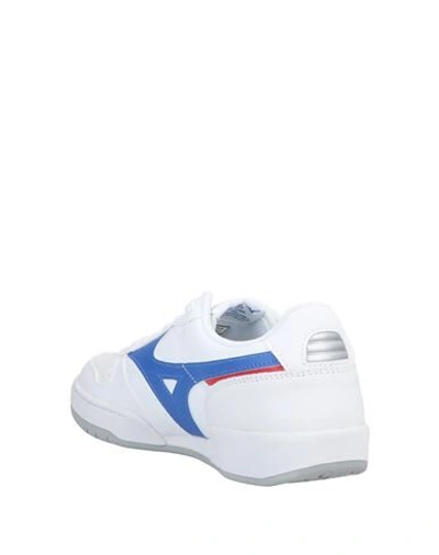 Shop Mizuno Man Sneakers White Size 8.5 Soft Leather, Textile Fibers
