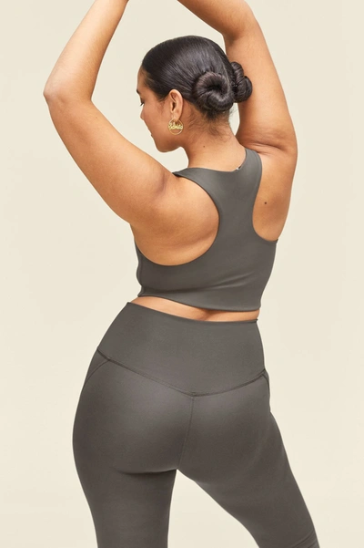 Girlfriend Collective High-rise Slim-fit Stretch-woven Leggings In Gray