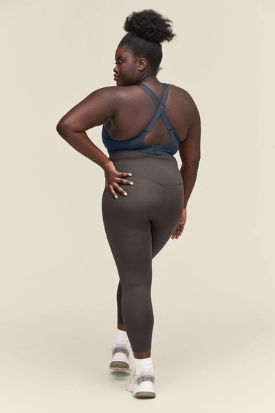 Girlfriend Collective High-rise Slim-fit Stretch-woven Leggings In Gray