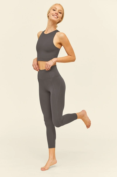 Shop Girlfriend Collective Moon Compressive High-rise Legging In Gray