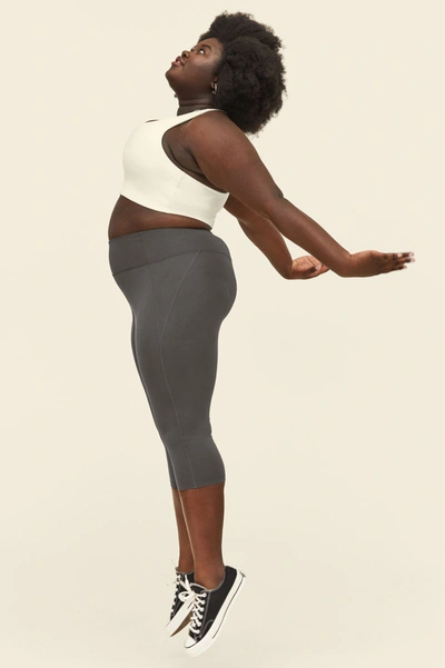 Girlfriend Collective High-rise Slim-fit Stretch-woven Leggings In Gray