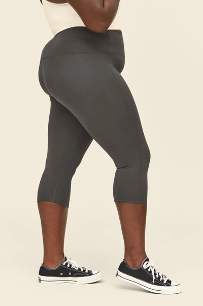 Shop Girlfriend Collective Moon Compressive High-rise Legging In Gray