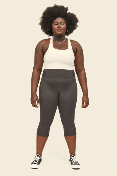 Girlfriend Collective High-rise Slim-fit Stretch-woven Leggings In Gray