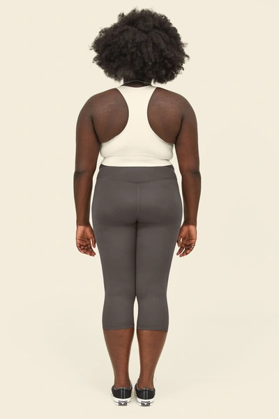 Girlfriend Collective High-rise Slim-fit Stretch-woven Leggings In Gray