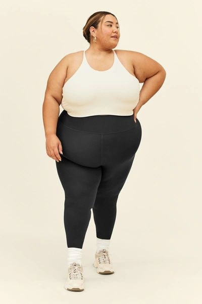 Girlfriend Collective High Rise Full Length Recycled Compression Leggings Black In Multicolor