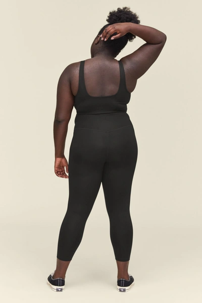 Girlfriend Collective High Rise Full Length Recycled Compression Leggings Black In Multicolor