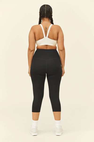 Girlfriend Collective High Rise Full Length Recycled Compression Leggings Black In Multicolor
