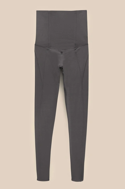 Shop Girlfriend Collective Smoke Maternity Legging In Gray