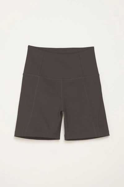Girlfriend Collective Moon High-rise Run Short In Gray