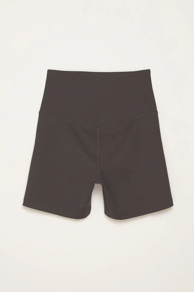 Girlfriend Collective Moon High-rise Run Short In Gray