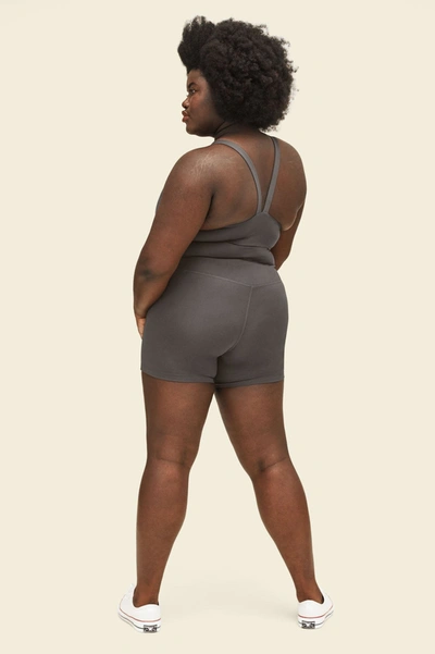 Girlfriend Collective Moon High-rise Run Short In Gray