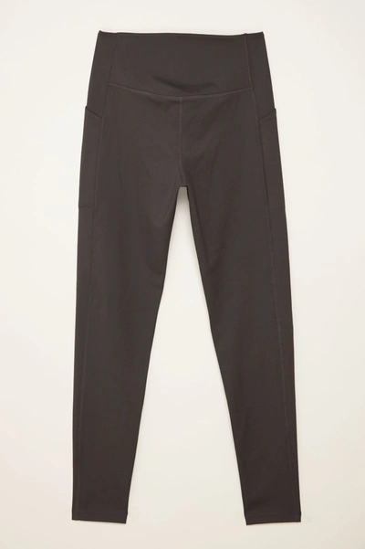 Girlfriend Collective Grey High-rise Compressive Leggings In Gray