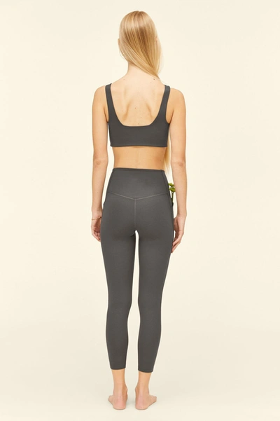 Girlfriend Collective Grey High-rise Compressive Leggings In Gray
