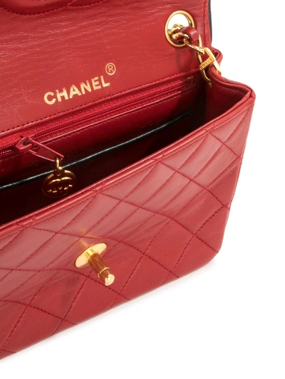Pre-owned Chanel 1990 Quilted Shoulder Bag In Black