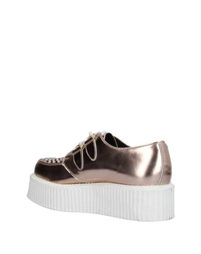Shop Underground Lace-up Shoes In Light Pink