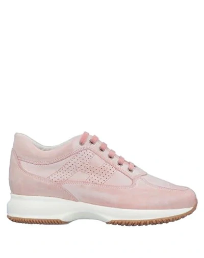 Shop Hogan Sneakers In Light Pink