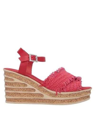 Shop Pregunta Sandals In Red