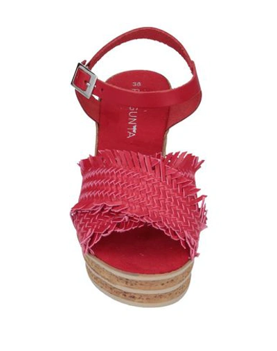 Shop Pregunta Sandals In Red