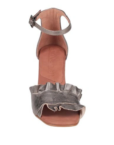 Shop 67 Sixtyseven Sandals In Bronze