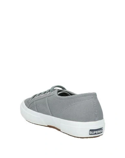 Shop Superga Woman Sneakers Grey Size 6.5 Textile Fibers