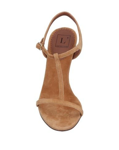 Shop L'autre Chose Sandals In Camel