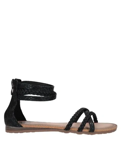 Shop Caffenero Sandals In Black