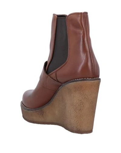 Shop Albachiara Ankle Boots In Brown