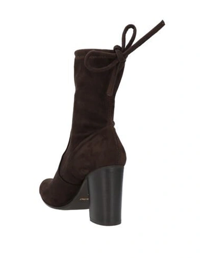 Shop Albachiara Ankle Boots In Dark Brown