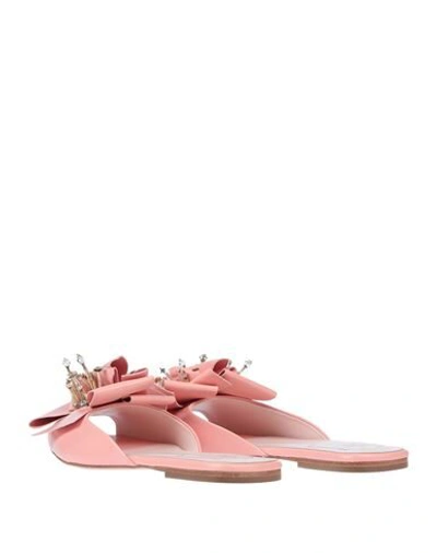 Shop Roger Vivier Woman Sandals Pink Size 5 Soft Leather