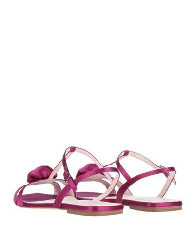 Roger Vivier Sandals In Fuchsia