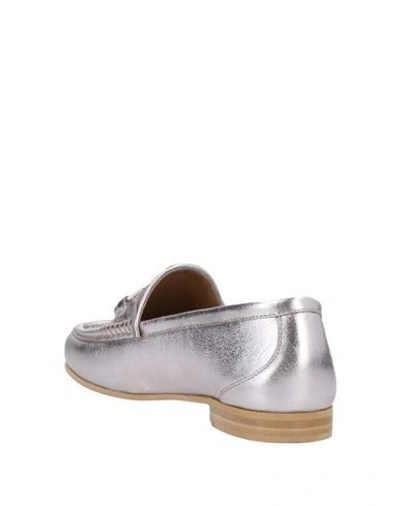 Bally Loafers In Silver