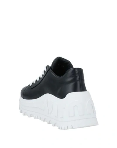 Shop Miu Miu Woman Sneakers Black Size 9.5 Soft Leather