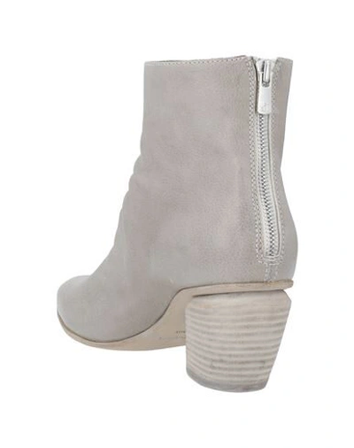 Shop Officine Creative Italia Woman Ankle Boots Light Grey Size 7.5 Soft Leather