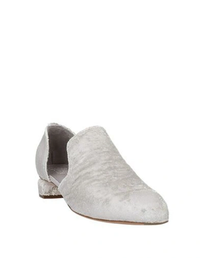 Shop Officine Creative Italia Loafers In Light Grey