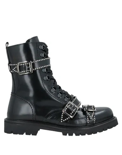 Shop Christian Pellizzari Ankle Boots In Black
