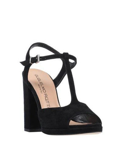 Shop Guglielmo Rotta Woman Sandals Black Size 7 Soft Leather