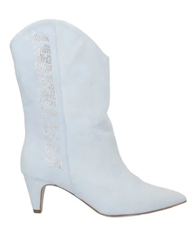 Shop Chiara Ferragni Ankle Boots In Sky Blue