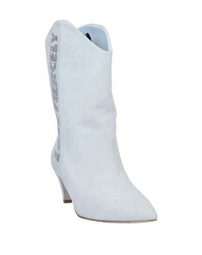 Shop Chiara Ferragni Ankle Boots In Sky Blue