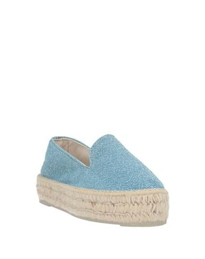 Shop Manebi Espadrilles In Sky Blue