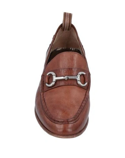 Shop Alexander Hotto Loafers In Brown