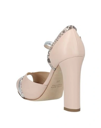 Lella Baldi Sandals In Pale Pink
