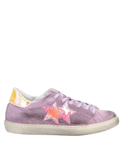 Shop 2star Sneakers In Lilac